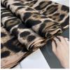 Leopard Print Scarf Women's Autumn and Winter Classic Thickened Imitation Cashmere Printed Fringed Shawl European and American Warm Scarf