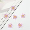 0Pcs 10mm Resin 3D Colorful Flower Flatback Scrapbook Wedding Applique Decor Crafts