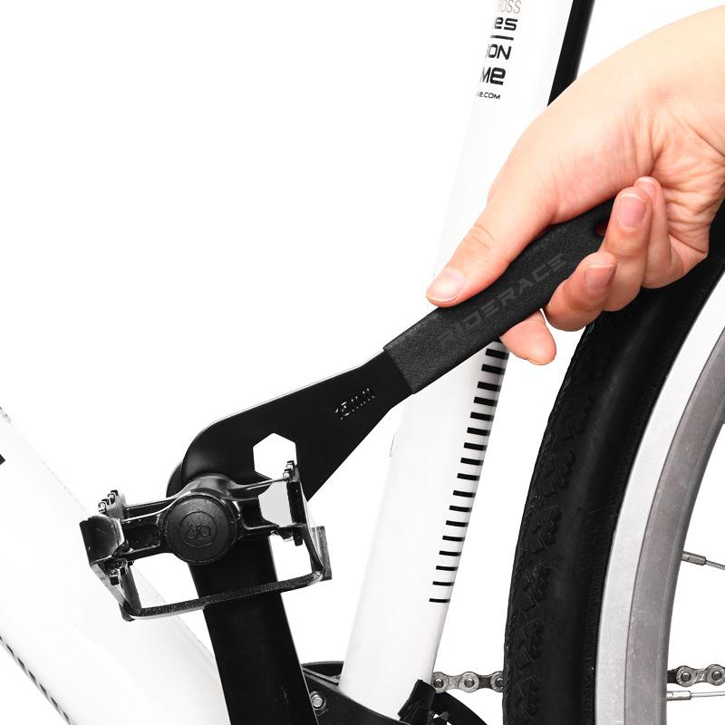 Велосипедный педальный ключ 15 мм Прочный Для МТБ Горного велосипеда Втулки Установка Съемник Инструмент для снятия Гаечный ключ Шоссейный велоспорт Инструменты для ремонта