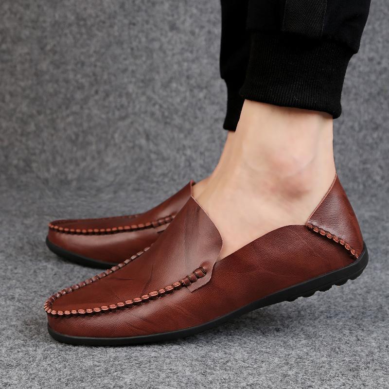 Модные мужские мокасины, мягкие кроссовки из натуральной кожи, мужские повседневные роскошные брендовые весенние мужские мокасины, мокасины Zapatos Hombre