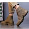 Новые высокие кроссовки для мужчин, противоскользящие, износостойкие мужские ботинки, дышащие походные туфли, весенне-осенняя обувь для мужчин