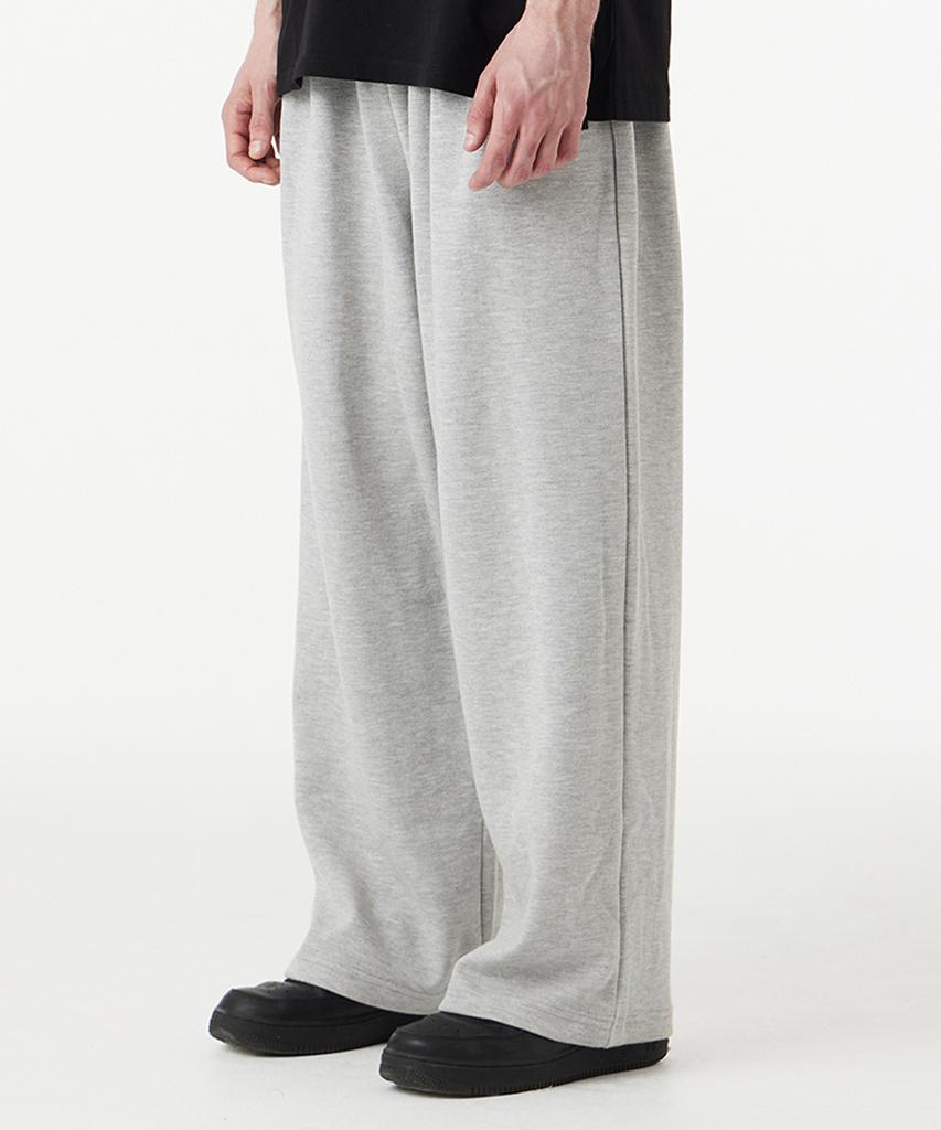URBANAGE [2Pack] Standard One-Pleat Wide Sweatpants (3 Colors) (D Type)
