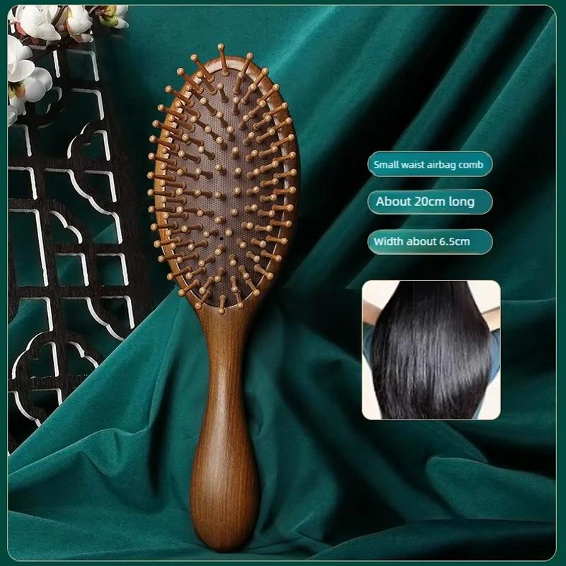 Massage Comb Wooden Sandalwood Air Cushion Comb Air Bag Massage Head Meridian Long Hair Scalp Home Head Massage Tool