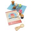 First Play House Ice Cream Set Magnet Wooden Toy Educational Toy Play House Woody Puddy