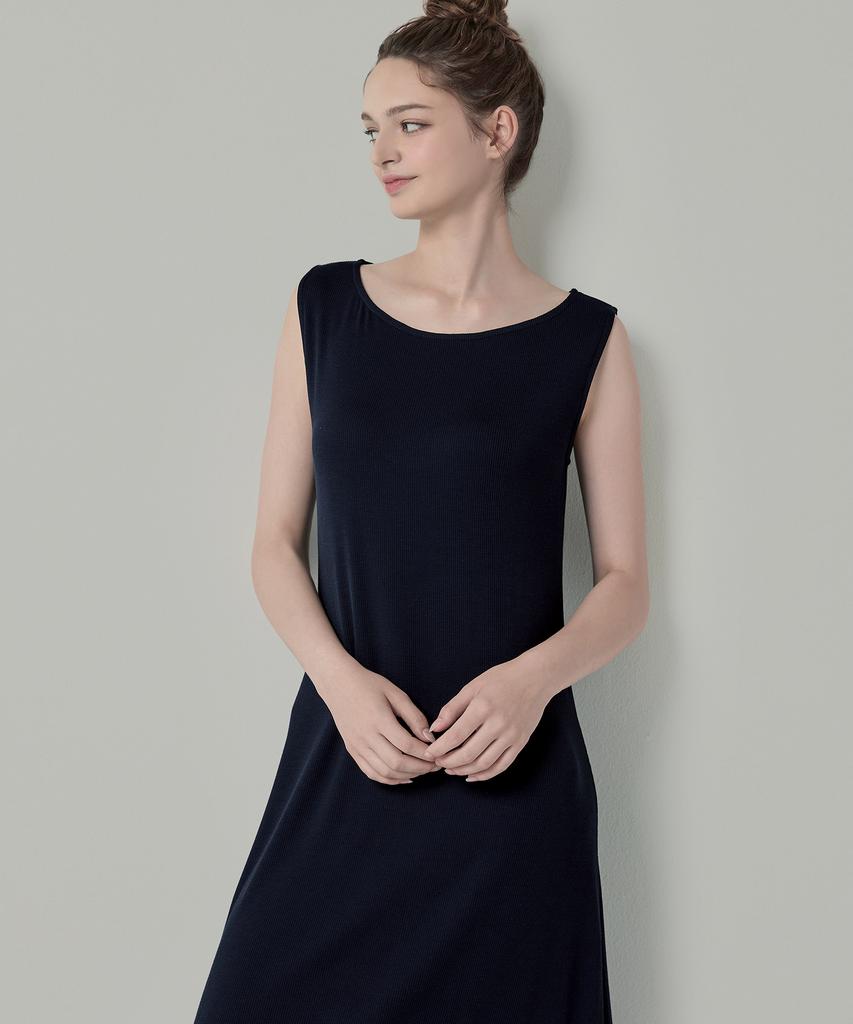 BYC Silky Boat Neck Dress