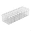 Card Deck Box Acrylic Storage Durable Container Dice Organizer Sport Cards Holder Cases