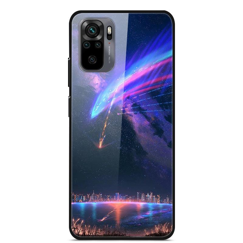 Закаленное Стекло Чехол Для Xiaomi Redmi Note10 Pro Чехол Стеклянная Задняя Крышка Для Xiaomi Redmi Note 10 10Pro Max Чехол Note10 5G Корпус
