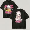 Аниме Графическая Футболка Super Sonico Винтажная Стиранная Манга Мерч Харадзюку Унисекс Оверсайз Круглый Вырез Хлопок Короткий Рукав Футболки Топы