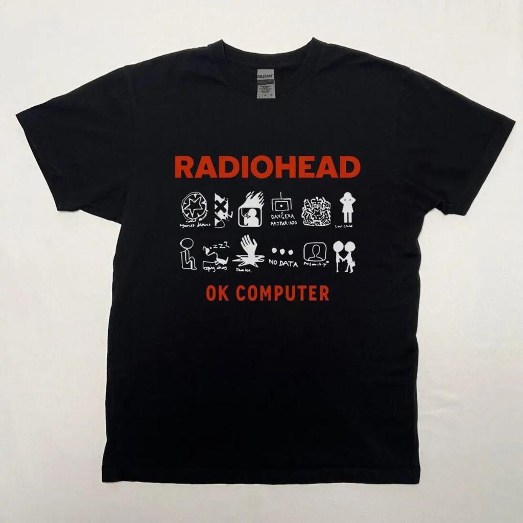Винтажная унисекс футболка Radiohead 'The Bend' с уникальным художественным дизайном