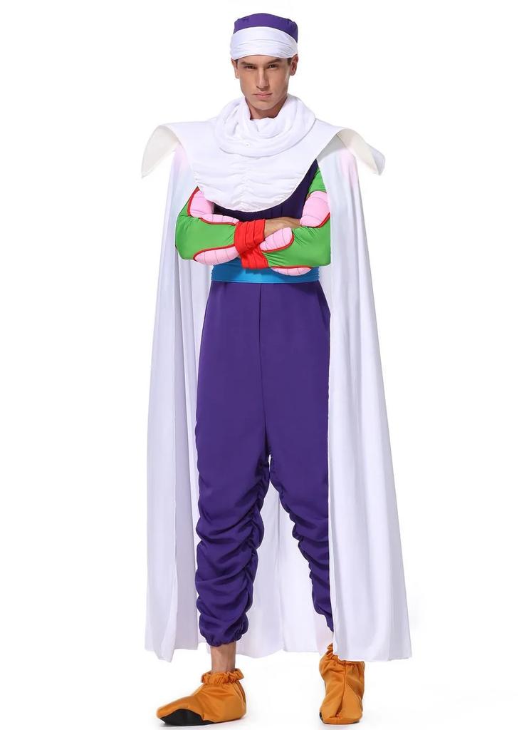 Anime Adult Suits Son Goku and Piccolo Cosplay Costume Son Anime Superheroes Jumpsuit Role Play Dress Up