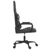 Gaming Chair in Black and Camouflage Synthetic Leather