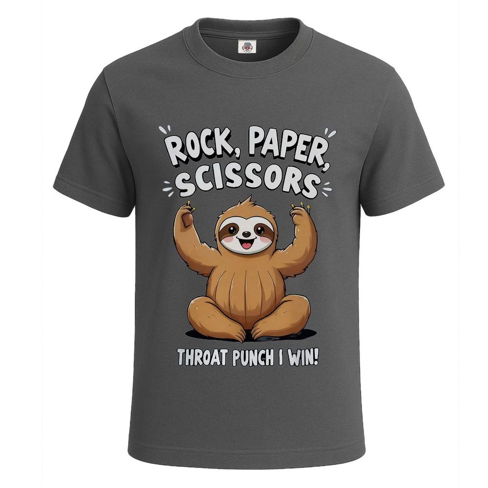 Rock paper scissors premium graphic novelty tshirt joke gift mens tee top