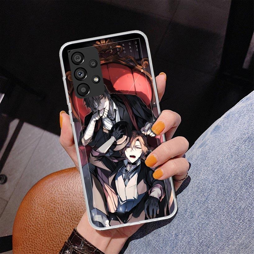 Чехол для телефона Bungo Stray Dogs Double Black для Samsung Galaxy A17 A16 A15 A14 A13 A57 A56 A55 A54 A53 A37 A36 A35 A34 A33 A26 A25