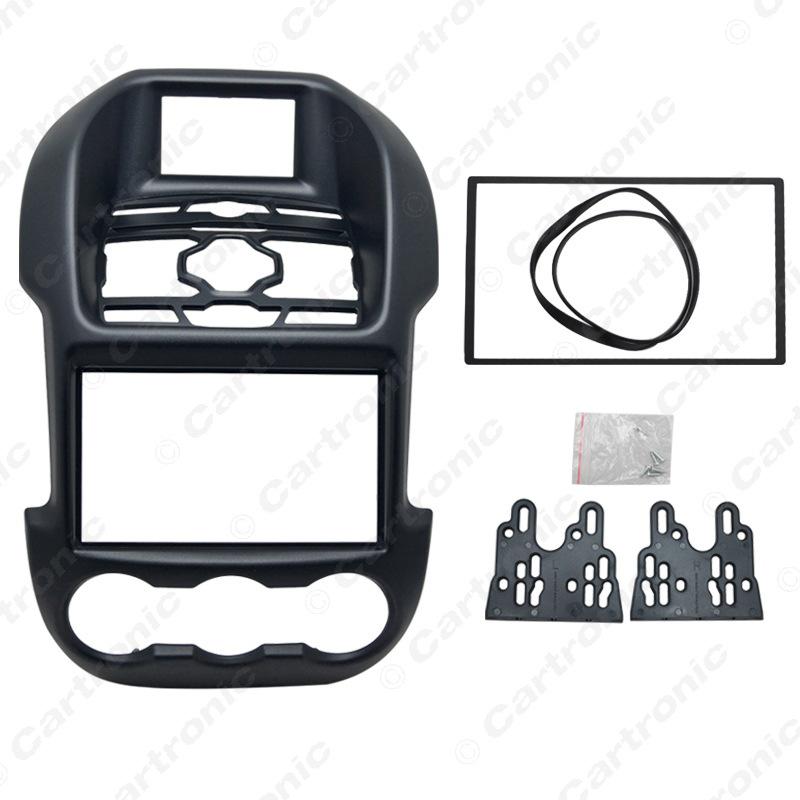 Рамка-переходник премиум-класса 2DIN для аудио-видеосистемы Ford Ranger: Двухдиновый кронштейн для DVD-панели автомобильной аудиосистемы