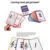 Карточки по музыкальному образованию Учебный инструмент Аккорды пианино Карточки-вопросы по теории нот пианино для начинающих Долговечные