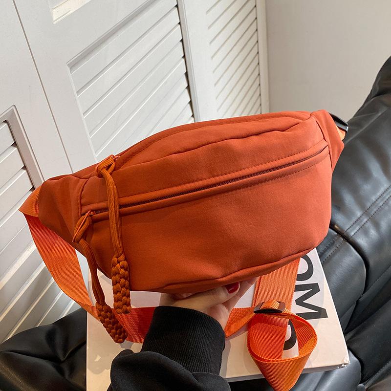 Холщовая повседневная маленькая сумка женская новая модная сумка-мессенджер спортивная нагрудная сумка универсальная тканевая сумка женская поясная сумка женская