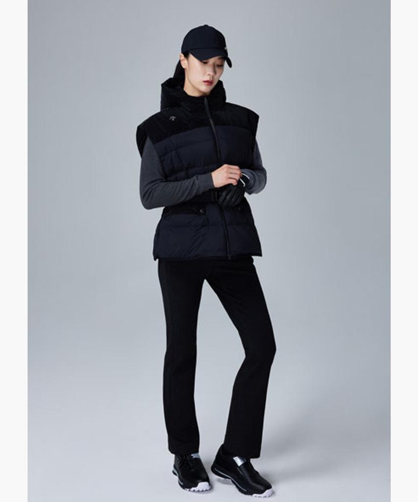 DESCENTE GOLF Женские брюки bootcut с начесом и полосками (Dq42Wfptoe)