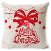 Christmas Pillow Case Christmas Light Luxury High-end Pillow Family Bed Pillow Case Home Cushion Bed Pillow
