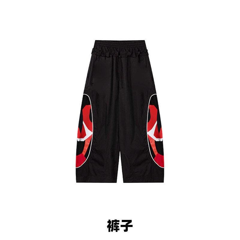 Kids Hip Hop Dance Outfit Set Boy Girl Streetwear Performance Costume Short Sleeve