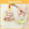 Lovable Bear Plush Keychain Accessory With Pp Cotton Filling For Childrens Gifts