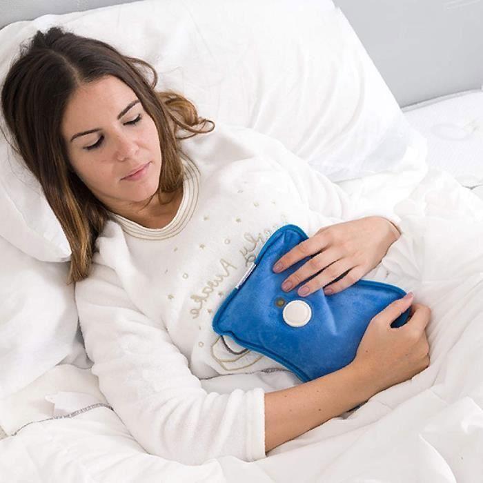 Bouillotte électrique - CELLUSTOP - MODEZVOUS - Bleu - Velours - Sans fil