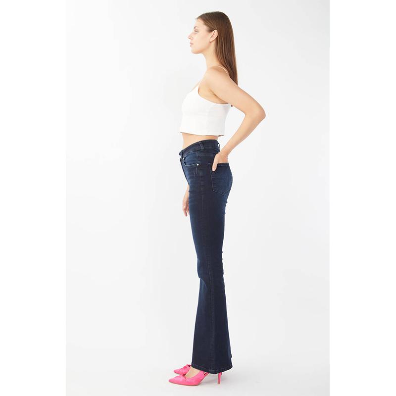 Женские темно-синие испанские джинсы