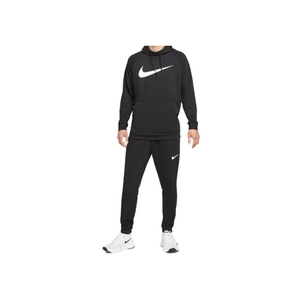 Nike Длинные трикотажные тренировочные брюки Dri-Fit, мужские, черные, CZ6380-010