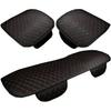 Leather Car Seat Covers Four Seasons Front/Rear Seat Protector Car Seat Cushion Pad Mat Auto Interior Accessories Universal