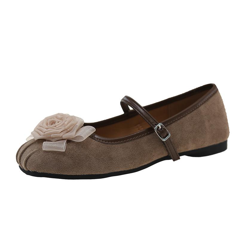 Французские балетки на плоской подошве, туфли-феи, весна и осень 2025, новые летние балетки с юбкой, вечерние туфли