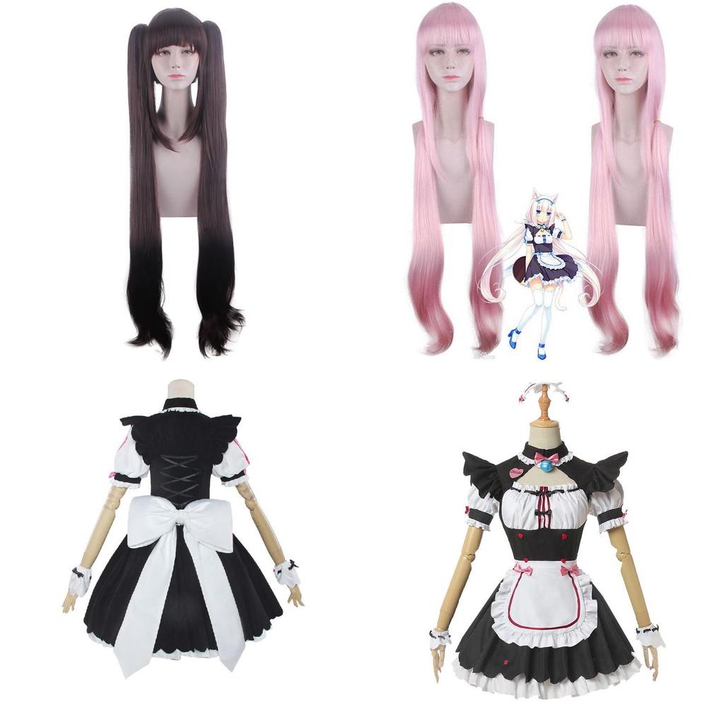 Японское Аниме Nekopara Chocola Vanilla Косплей Костюм Идеальные Швы Дышащий Дизайн