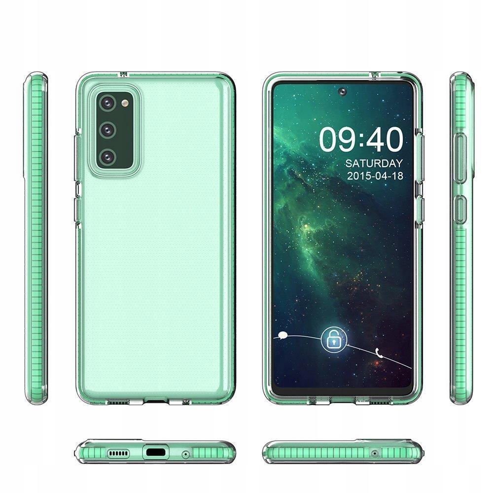 Spring Case Etui Obudowa Z Ramką Do Samsung Galaxy A02S Eu Ciemnoróżowy