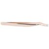 Eyelashes Tweezer False Lash Application Curved Stainless Steel Eyelash Extension Auxiliary Clip