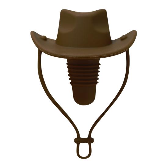 Силиконовая пробка для бутылки вина в форме ковбойской шляпы, экологически чистая, многоразовая, многофункциональная, для герметизации пивных бутылок