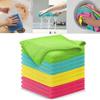 Thin Microfibre Washing Cloths Dishcloths Rag Absorbent Towel Bamboo Fiber House Cleaning Cloths Napkins Cleaner Kitchen Gadgets