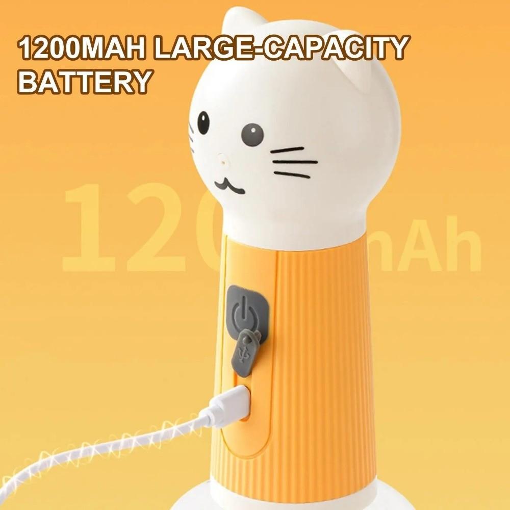 Машина для образования пены для питомцев в форме кошки Автоматическая очистка Дозатор кошачьего мыла Уход за лапами в спа-салоне