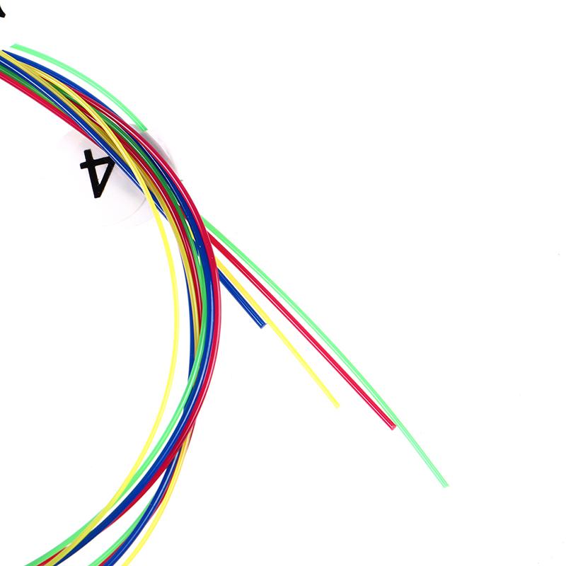 4 шт. набор струн для укулеле, цветные нейлоновые струны для укулеле 21/23/26 дюймов