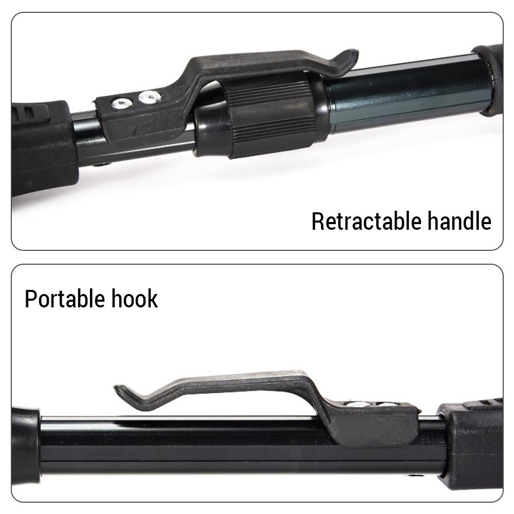 Floating folding telescopic landing net telescopic fishing net fishing landing net