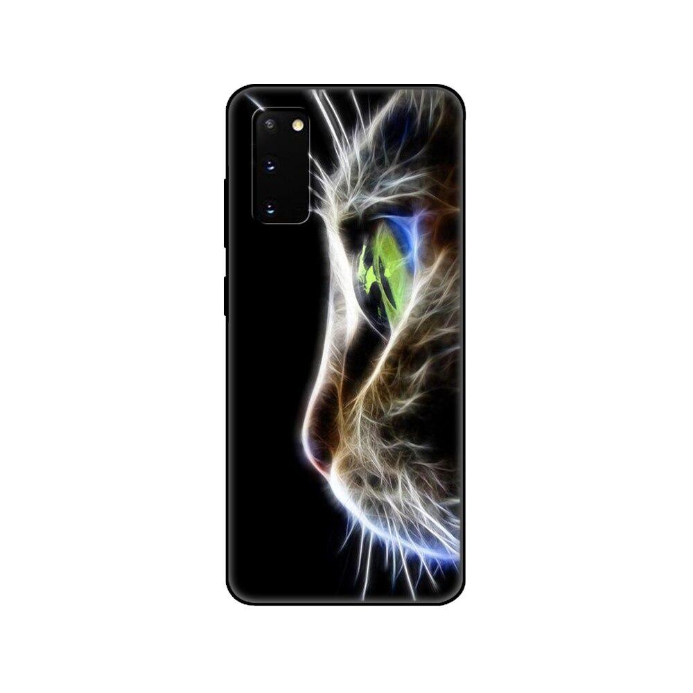 Чехол для Samsung Galaxy S20, чехол для Samsung S20 PLUS S20 Ultra S20 FE, силиконовый чехол из ТПУ, чехлы для телефонов GalaxyS20 S 20 + черный чехол из ТПУ