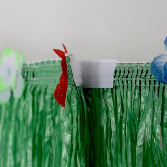 Юбка для стола, украшения для вечеринки в стиле Луау, принадлежности для тропической гавайской вечеринки, сувениры на цветочную летнюю пляжную тематику