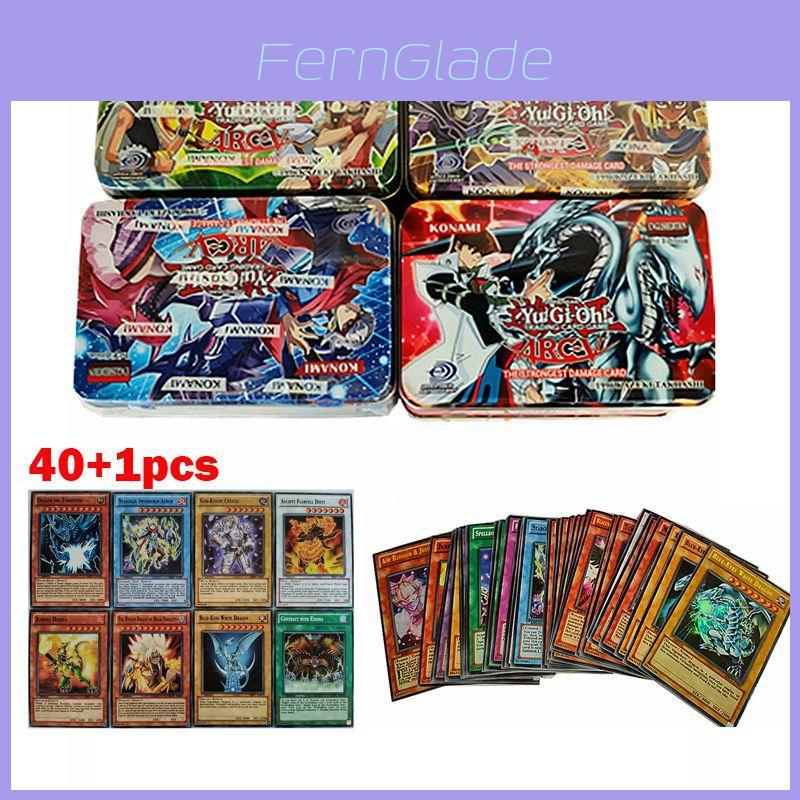 Яркая Железная Коробка Игральные Карты Yugioh Для Семейного Развлечения и Коллекционеров