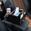 1pc Car Organiser,Car Tissue Holder,Car Tissue Box with Storage Drawer,Car Cup Holder for Car