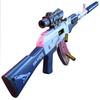 AKM Shell Throwing Soft Bullet Gun Toys Rifle Eating Chicken Model Boys Weapon For Shooting Outdoor Fighting Gun Paintball