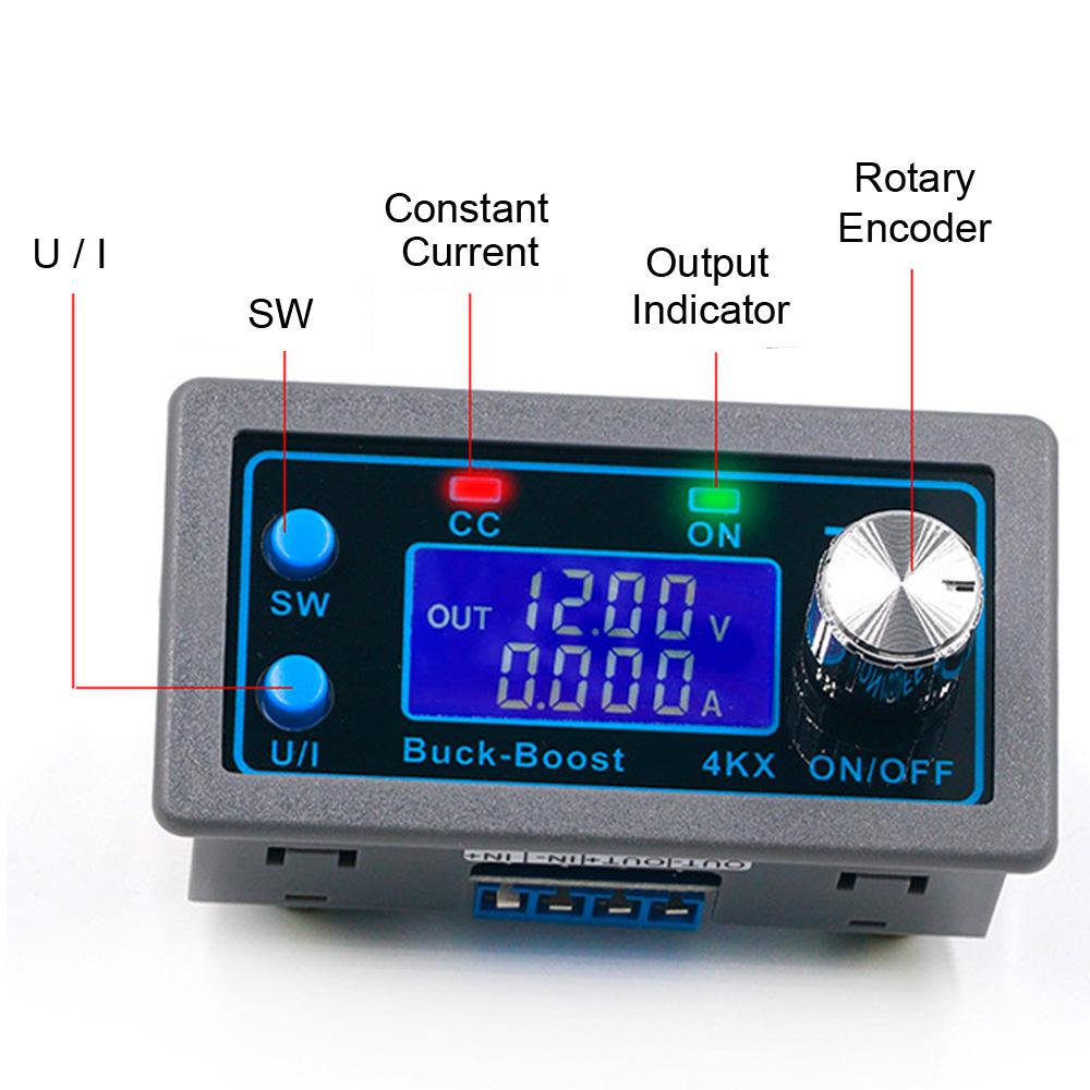Повышающе-понижающий DC-DC преобразователь, регулятор напряжения 0.5-30В, стабилизатор тока, повышающе-понижающий модуль питания, регулируемый источник питания