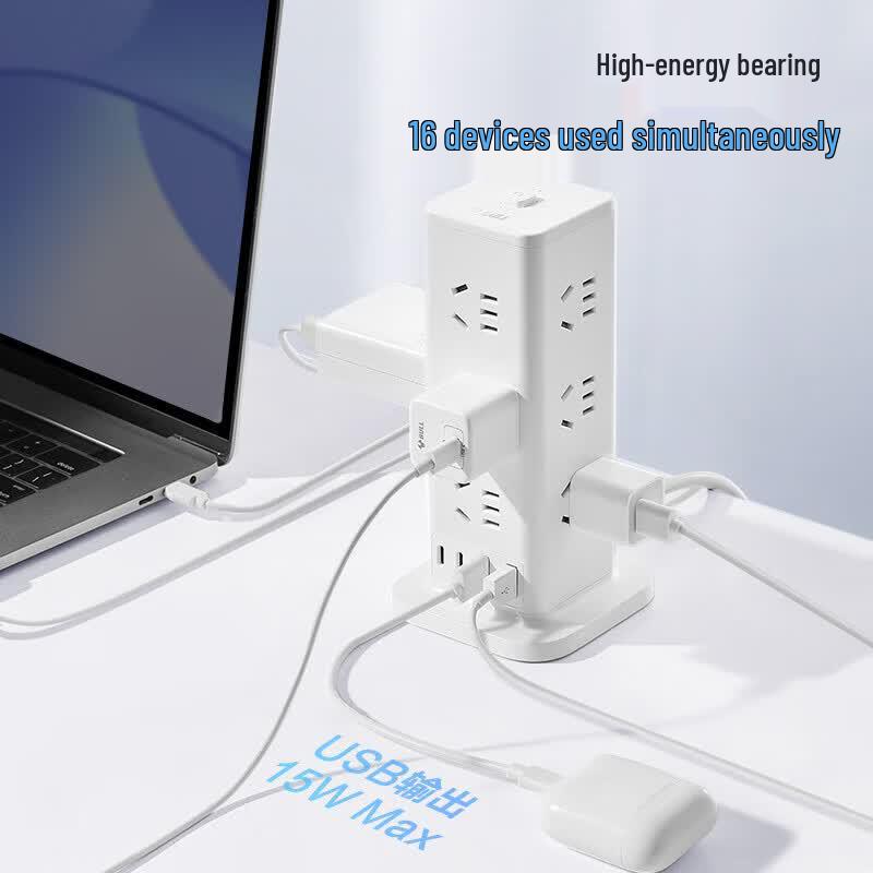 Bull 12-Outlet Office Vertical Power Strip