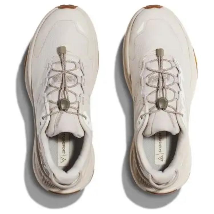 HOKA Transport Wide Eggnog Women Sneakers Cream 1164371-EEGG