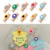 Pack Of 10 Multicolor Flower Push Pins Decorative Thumb Tacks For Bulletin Boards Photo Displays Craft Projects