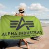 Alpha La Industries Микрофибровое пляжное полотенце Впитывающее Быстросохнущее Мягкое Полотенце для йоги, плавания, курорта, альпинизма