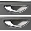Для Mercedes Benz C Class W205 2015-2018 GLC X253 2016-2018 карбоновая внутренняя дверная ручка автомобиля, декоративная накладка, накладка