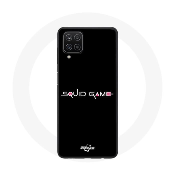 Case - Samsung - Galaxy A12 - Flexible - Black - Squid Game Logo
