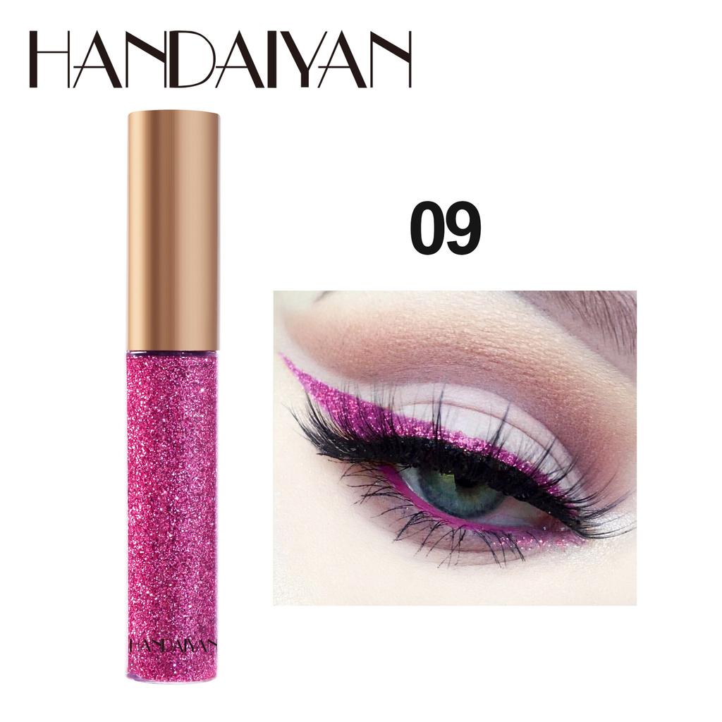 HANDAIYAN Stage Nightclub Makeup Performance Makeup and Colorful Shiny Sequins, Eye -catching Shadow Solution